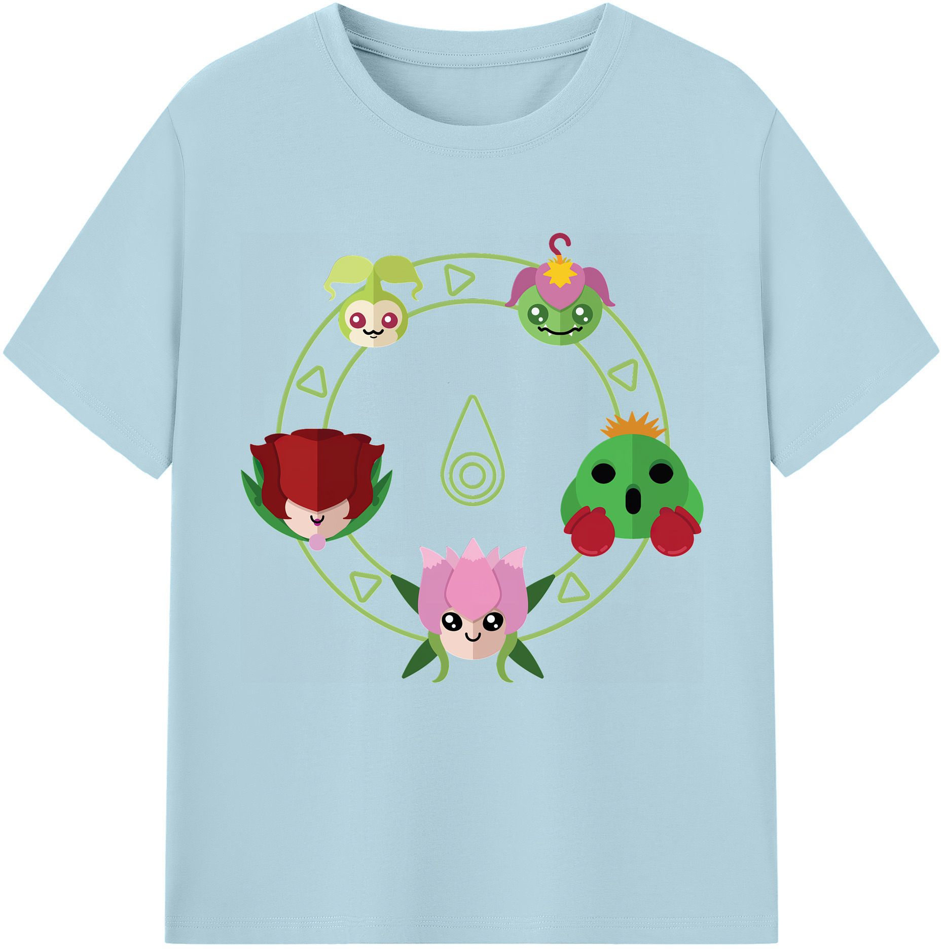 （画像用） Digimon デジタルモンスター/デジモン 綿100％半袖Tシャツ（フロントプリント）